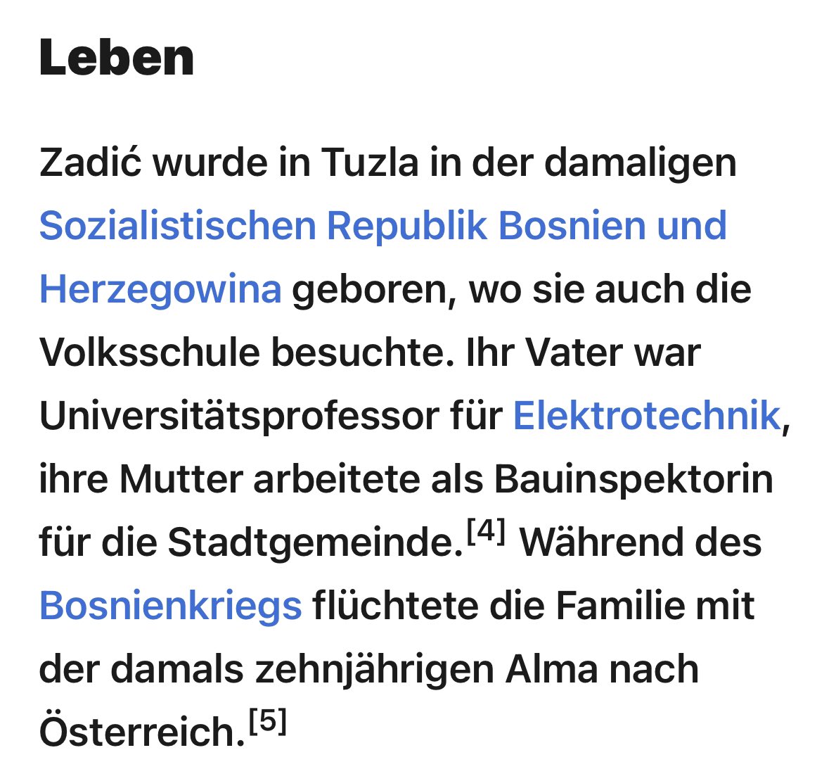 oesikrainerin's tweet photo. #Zadic 👇 lügt Wikipedia oder Alma🤷‍♀️ https://t.co/mASWMIwUW0