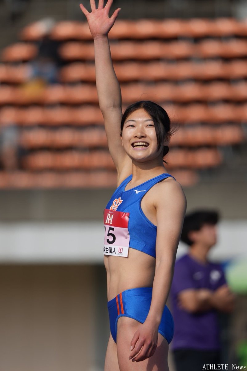 ATHLETE__news's tweet photo. 2025日本学生陸上競技個人選手権大会 二日目
大会タイ記録！
女子走高跳決勝
優勝
伊藤　楓（日本体育大）1m81
#2025学生個人 #青春に駆けろ https://t.co/w1i6p64D4y