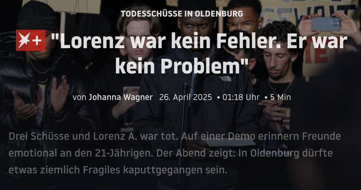 "Kein Problem" heißt: polizeibekannt, mehrere Ermittlungsverfahren wegen Körperverletzung und Raub. Weil er "kein Problem" war, hatte er sicherheitshalber ein Messer dabei und sprühte Reizgas auf einen rassistischen Bullen.