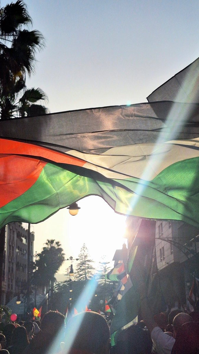 #Palestina 🇵🇸 es un sentimiento que está arraigado en nuestros corazones ❤️ 

#Ceuta tenía la necesidad de expresar ese sentimiento saliendo a la calle 💪 para clamar por la #paz 

#FreePalestine