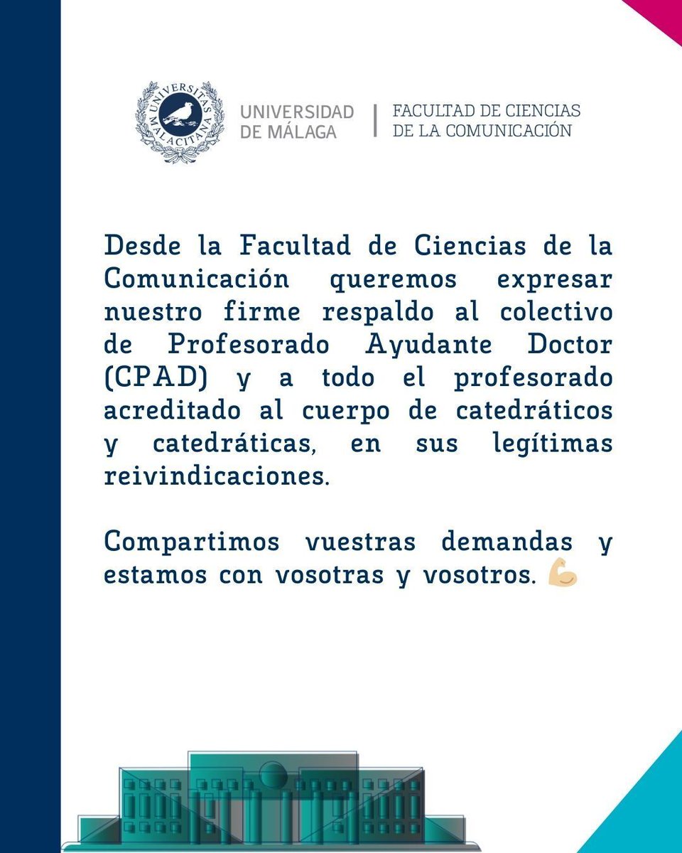 Fac.ComunicaciónUMA tweet media