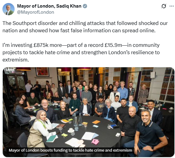 Hold up...😳

Did Sadiq Khan just call the Southport Murders the Southport 'disorder'

And he calls the protests of righteous anger afterwards 'chilling attacks'

What is wrong with him?