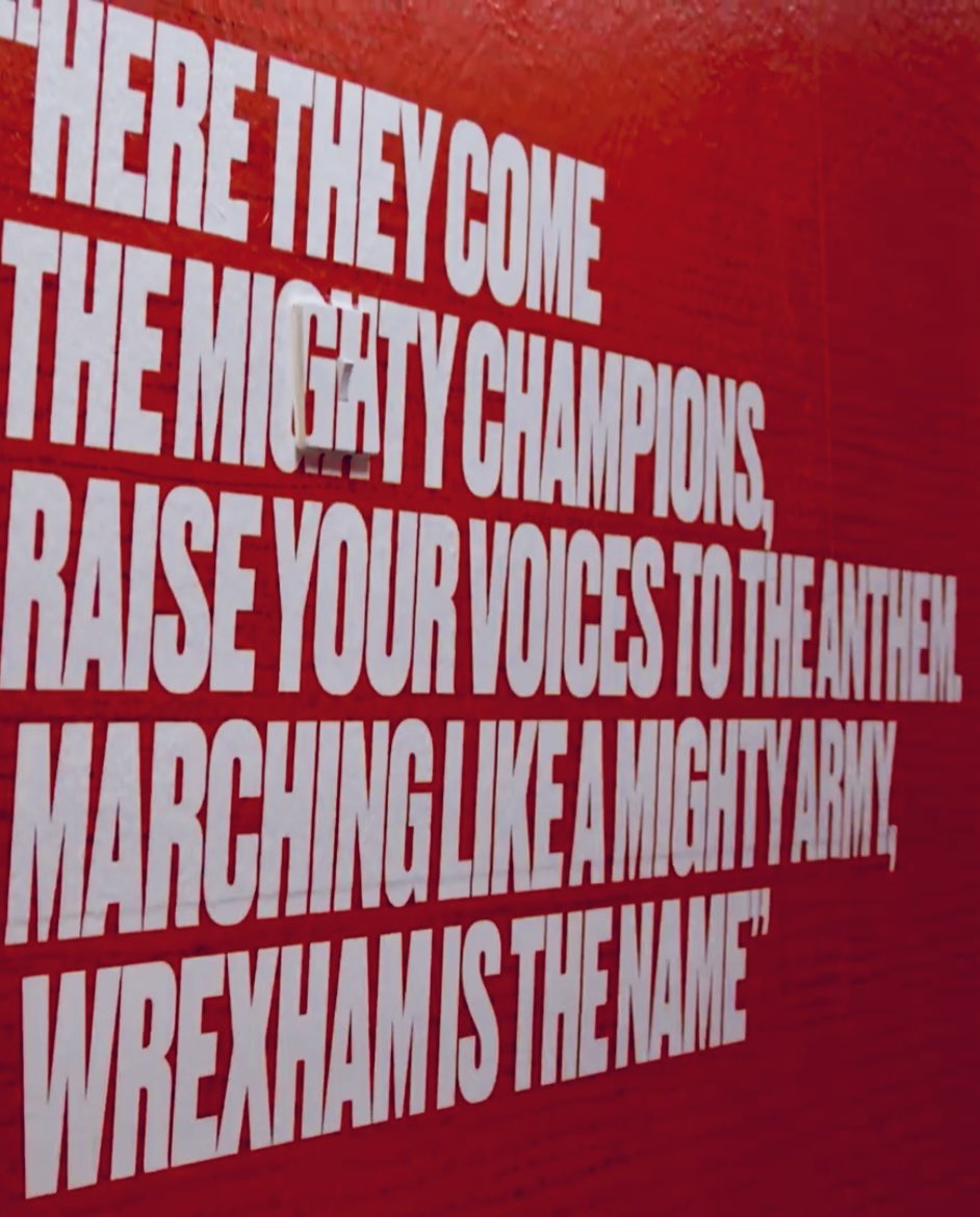 Saturday has finally arrived - Let’s back the boys all the way today, lots of noise for 90+ minutes - Back to Back to Back - UTST 🍻🏴󠁧󠁢󠁷󠁬󠁳󠁿🍻 <a href="/fearlessidzine/">Fearless In Devotion | WREXHAM AFC podcast</a> <a href="/LeaderRich/">Richard Williams</a> <a href="/welshy1000/">Wayne Jones</a> <a href="/robbowxm/">Neil Roberts</a> <a href="/therealMickeyT/">Mickey 🏴󠁧󠁢󠁷󠁬󠁳󠁿</a> <a href="/RMcElhenney/">Rob Mac</a> <a href="/VancityReynolds/">Ryan Reynolds</a>