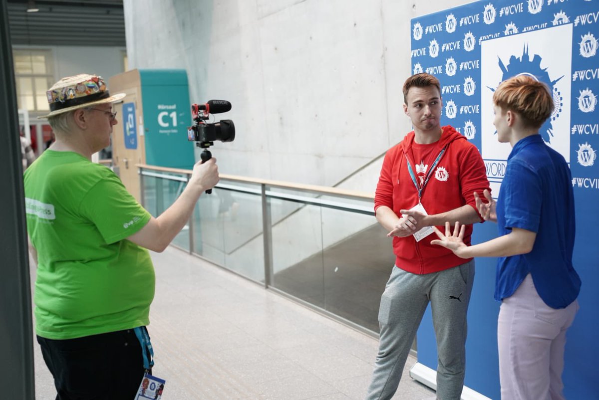 WordPress Vienna tweet media