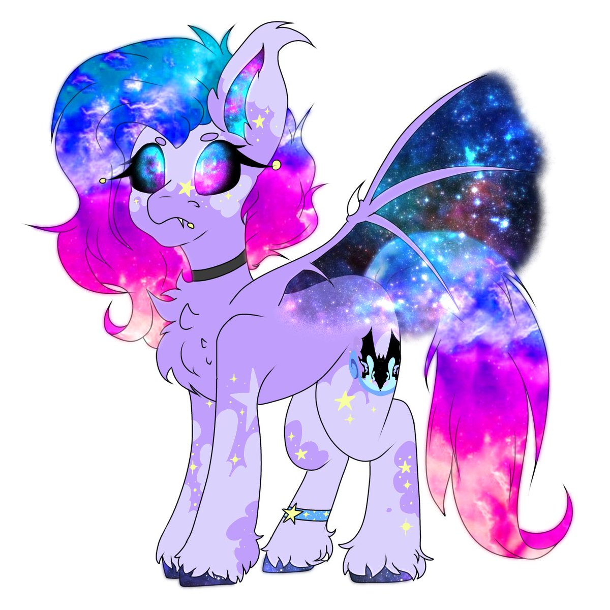 BoltScissor's tweet photo. I designed a new oc hehe. Her name is nebular like the star nurseries they come from and she’s part of the spacial court (each elemental god in my universe has a court of underlings I’m wanting to design some of their court) https://t.co/IEk9p0YyG6