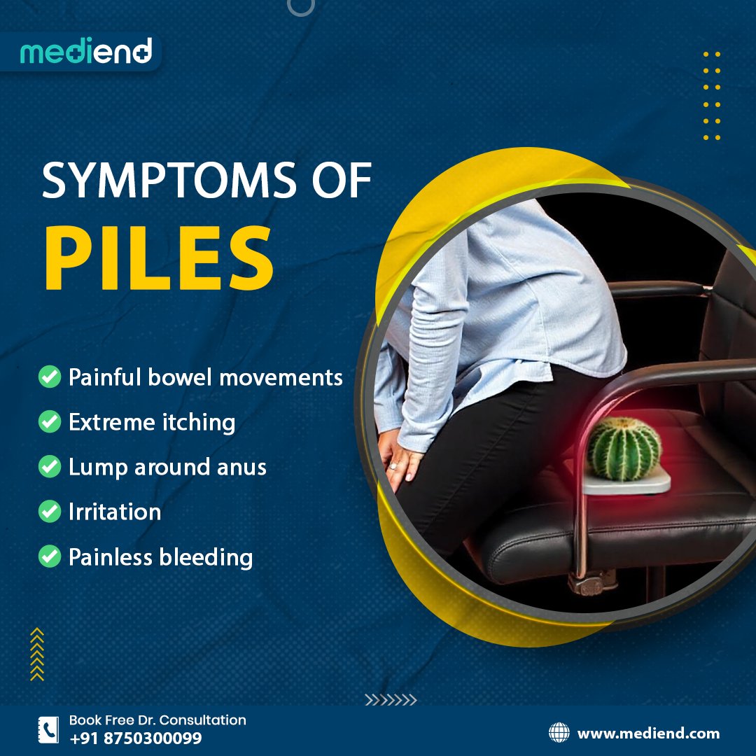 medi_end_'s tweet photo. Piles, or hemorrhoids, are swollen blood vessels in the rectal area that can cause discomfort, pain, and bleeding. Common symptoms include:
.
📞 Call: +91 8750300099
.
#mediendcare #piles #fistula #constipation #hemorrhoids #fissure #hemorrhoid #bleedingpiles #externalpiles https://t.co/K726xTpjsc