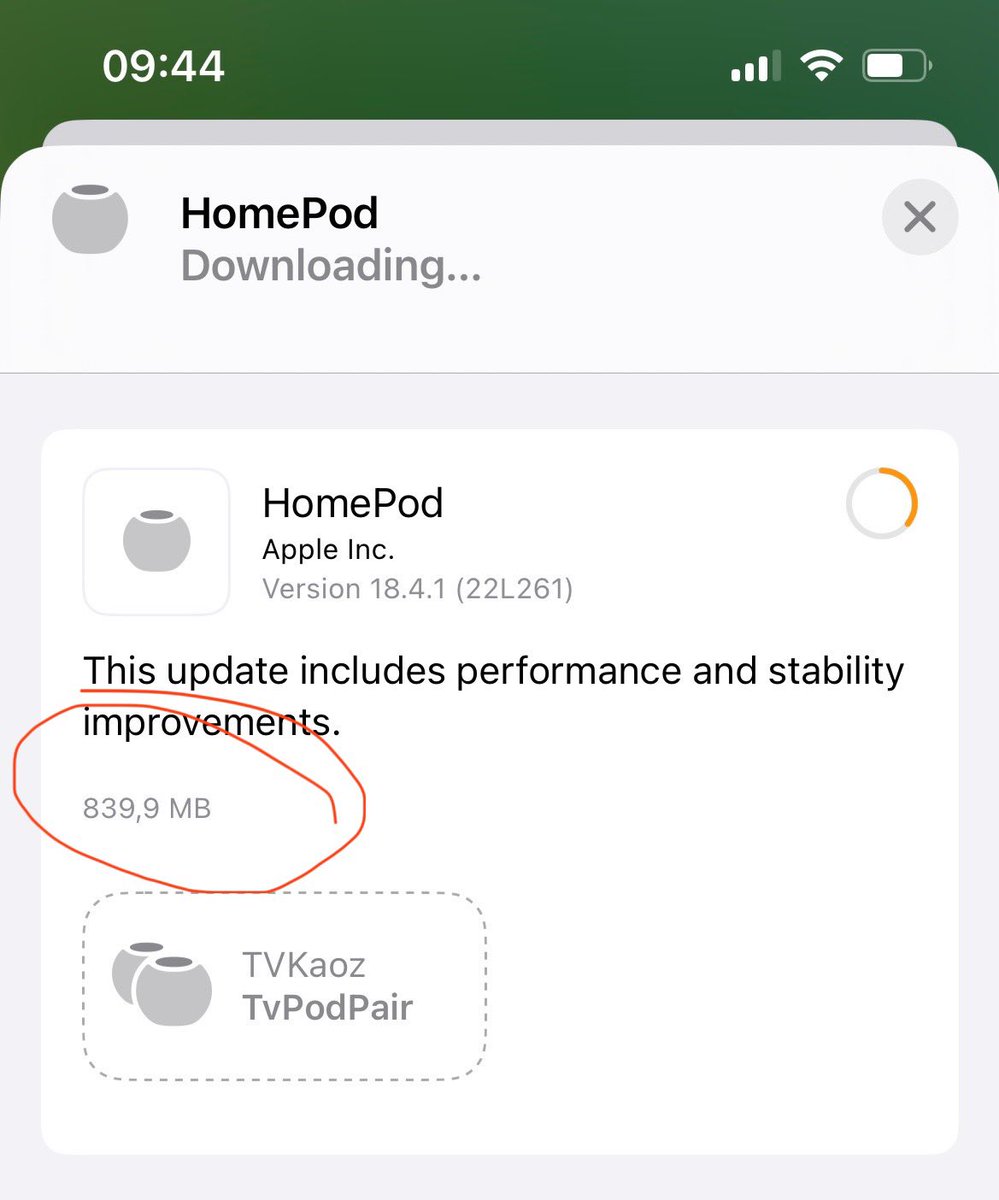 Hur fan kan en liten jävla högtalare ha så här mycket data i en uppdatering. 🙃