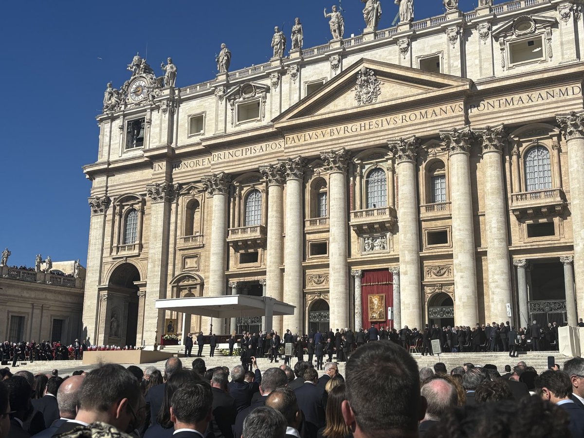 Such a privilege to represent Scotland at the funeral of His Holiness Pope Francis. 🏴󠁧󠁢󠁳󠁣󠁴󠁿 🇻🇦