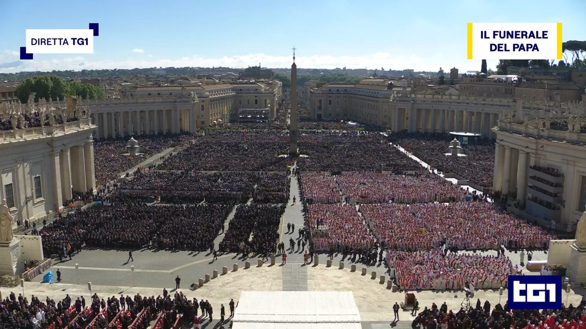 Vatican Media dà questo colpo d'occhio impressionante.