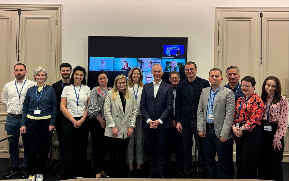🇺🇦Yesterday, we welcomed a delegation from Lviv to the #CEB's headquarters in Paris for a workshop on #health and #socialcare infrastructure for the elderly. European experts joined to exchange insights and support the development of vital social projects in Ukraine.