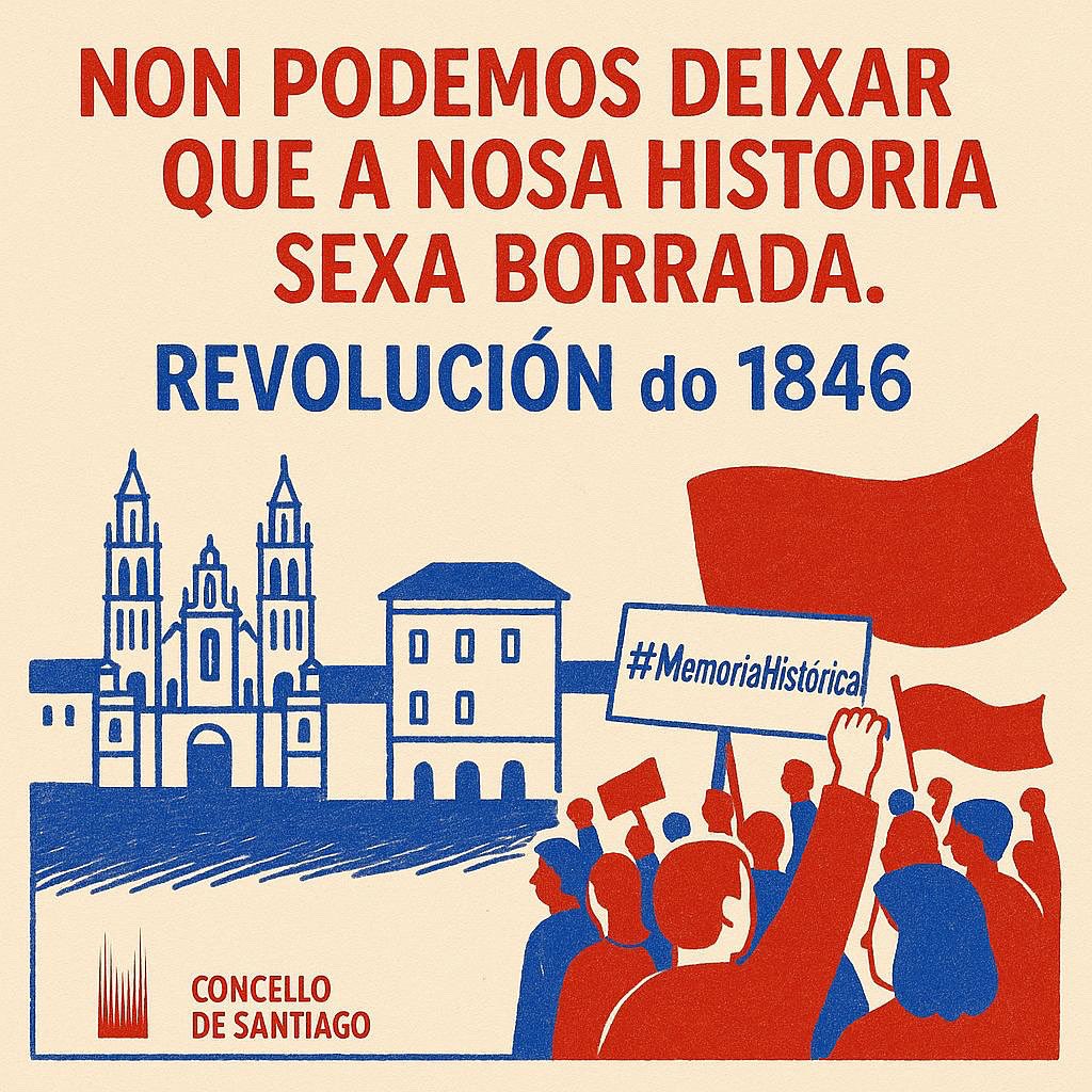 ❤️ Hoxe e sempre pola #MemoriaHistórica. 

#SantiagodeCompostela #CompostelaOrgullosadeSi