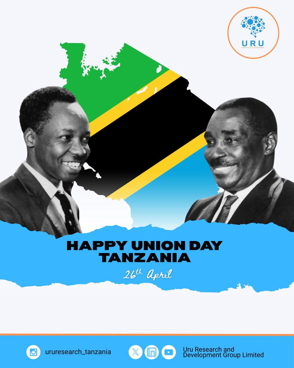 Celebrating Union Day🩵
MUNGU IBARIKI TANZANIA.