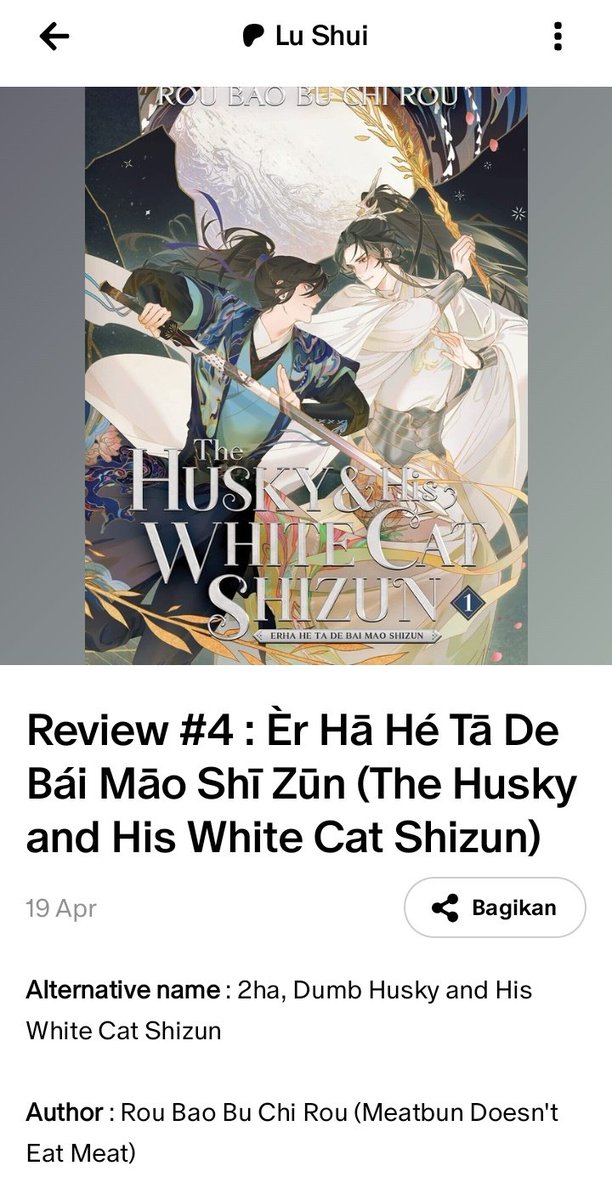 _Lu_Shui_'s tweet photo. #blnovels
#blrecommendation
#danmeinovels
#danmeirecommendation
After reading a lot of BLs, I decide to keep track of my beloved novels, mangas, and manhuas in patreon.
All reviews are generally free to read, but patrons get to read earlier.
Check it out @LuShui 😘
Part 1 : https://t.co/kJg9HVt5rh