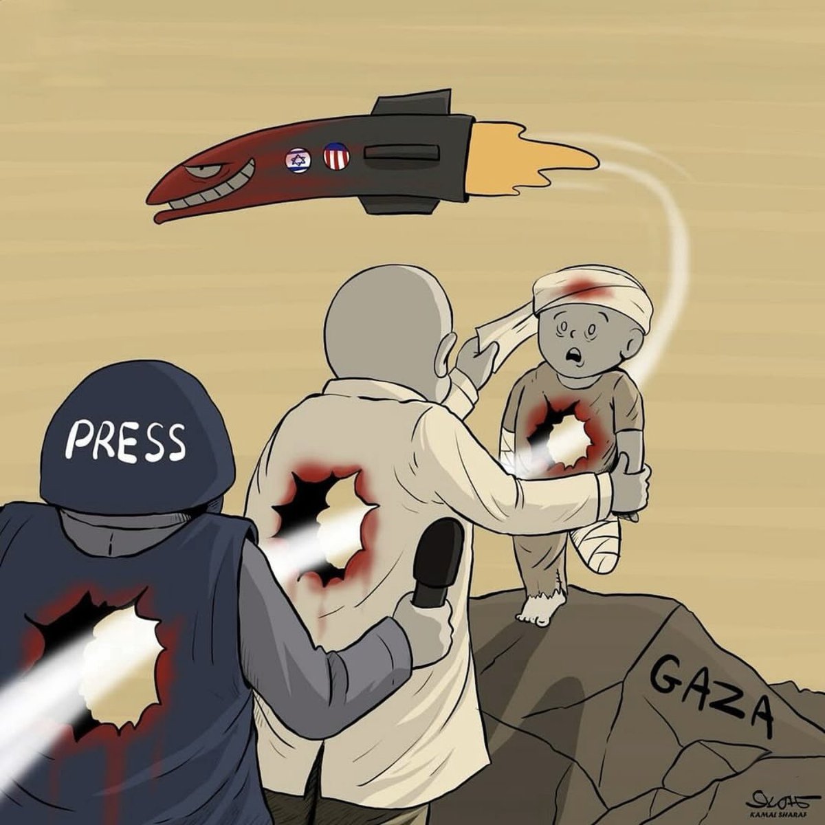The real brain behind the strikes on Gaza.