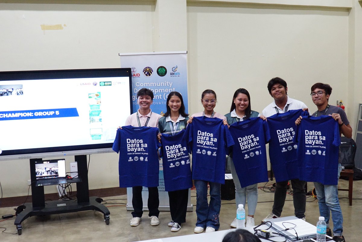 _GDItweets's tweet photo. IN CASE YOU MISSED IT | Gov Data Initiative launched the PREDICT Dataquest at Palawan State University! 🚀 
50+ students explored how data and transparency drive sustainable development. 

Learn more: https://t.co/1YkmstKuMm 
#DatosParaSaBayan https://t.co/7ChFWDuNdX