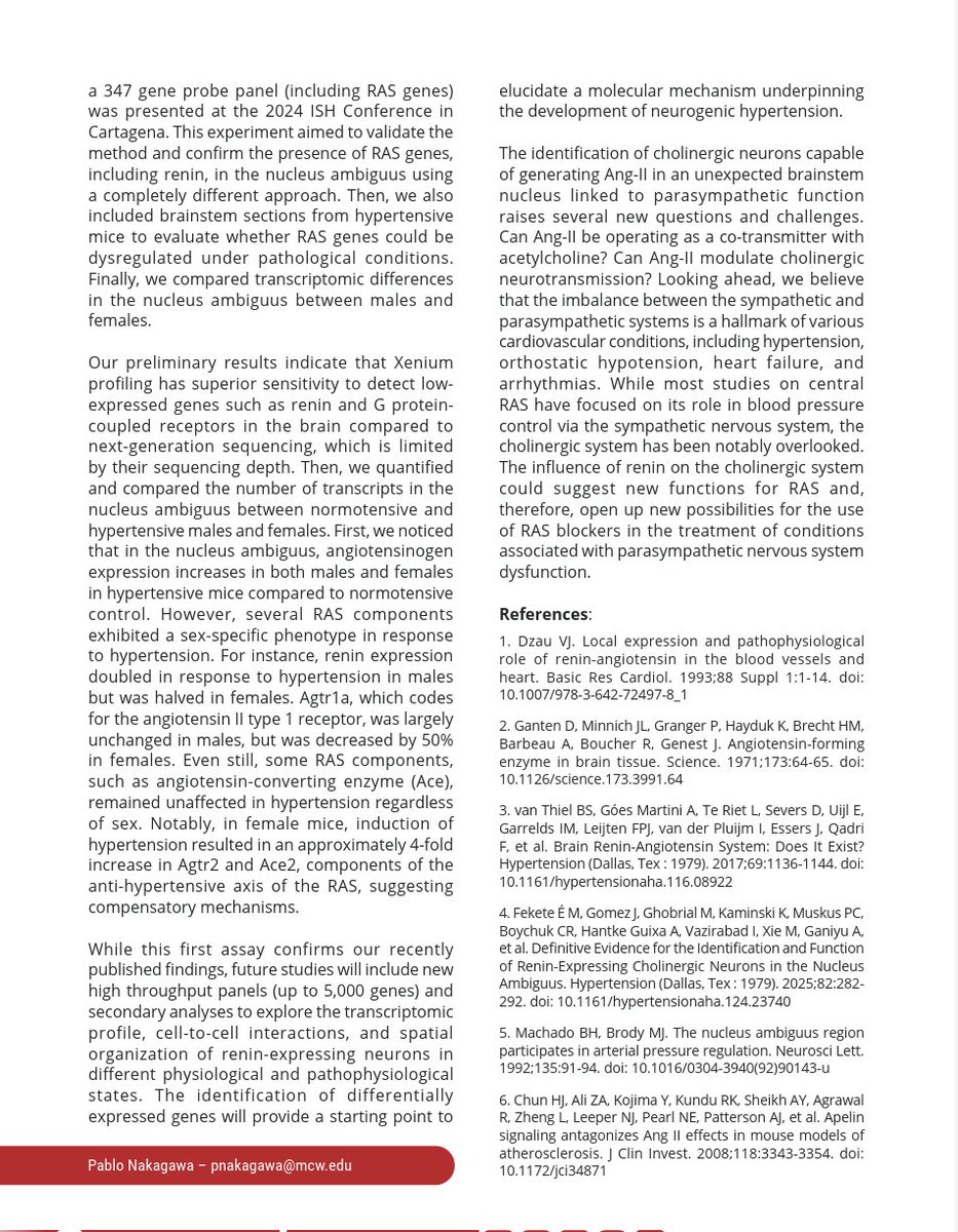 International Society of Hypertension (@ishbp) on Twitter photo In the latest edition of Hypertension News, read a perspective piece from Pablo Nakagawa of the <a href="/MedicalCollege/">Medical College of Wisconsin</a> of Wisconsin, USA, on new approaches and insights in the renin-angiotensin system.
Read Hypertension News today: ish-world.com/ish-hypertensi… In the latest edition of Hypertension News, read a perspective piece from Pablo Nakagawa of the <a href="/MedicalCollege/">Medical College of Wisconsin</a> of Wisconsin, USA, on new approaches and insights in the renin-angiotensin system.
Read Hypertension News today: ish-world.com/ish-hypertensi…