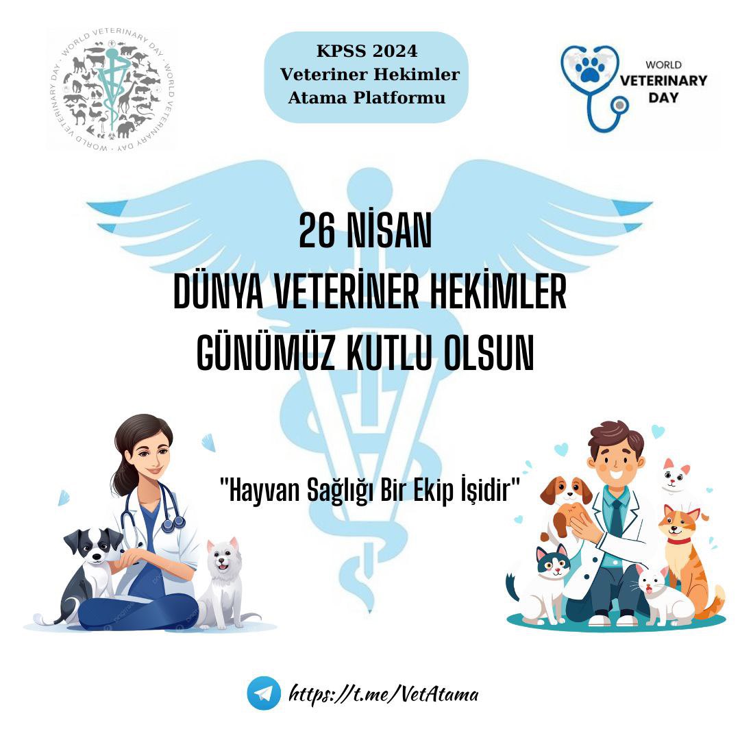 Veteriner hekimler günümüz kutlu olsun