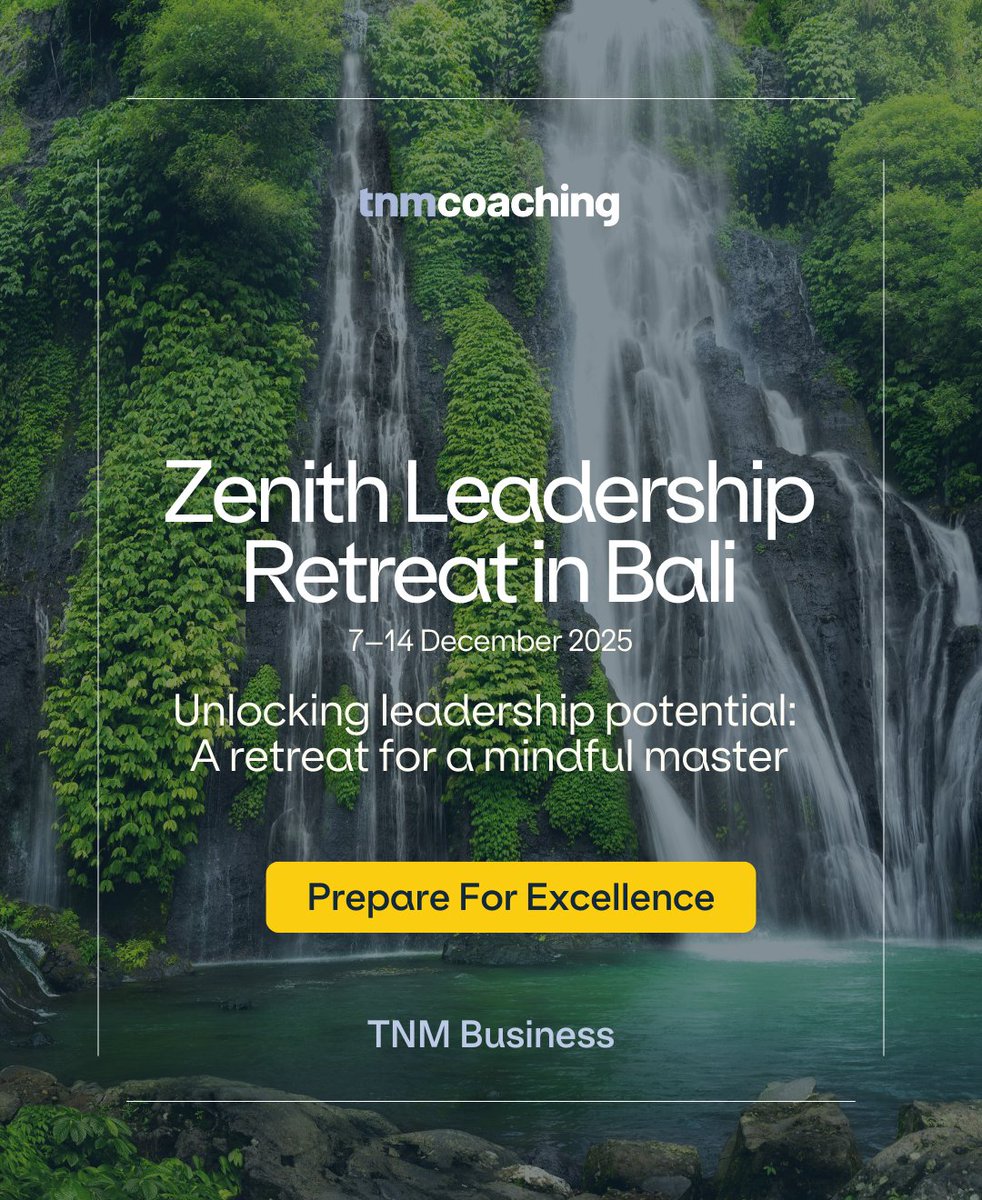 ZoranT's tweet photo. ✨ Unlocking leadership potential. Step away from the pressures of your busy life to reset yourself as a better, more balanced leader at our Zenith Leadership Retreat in Bali 🌴⁠

https://t.co/IDP49CoJ1B
⁠
#retreat #leadershipretreat #bali #retreats #baliretreat https://t.co/ZNGdpMYZWc