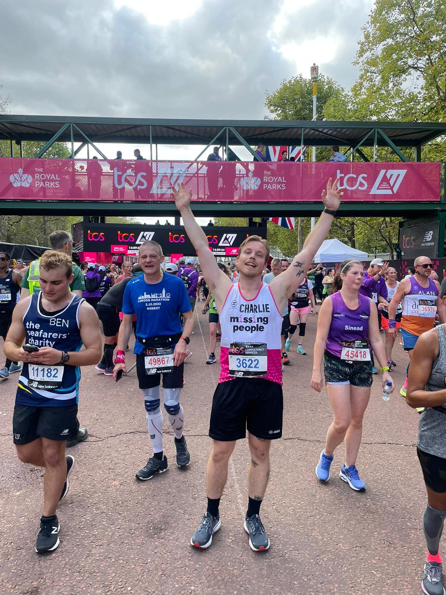 missingpeople's tweet photo. Good luck to #TeamMissingPeople taking on the TCS London Marathon tomorrow, who have collectively raised over £35,000 for Missing People! 

Donate to our runners here: https://t.co/LB6L3SDPl1

Apply to run the 2026 TCS London Marathon for Missing People: https://t.co/dA4cZhcRpI https://t.co/QbxwWHaEe0