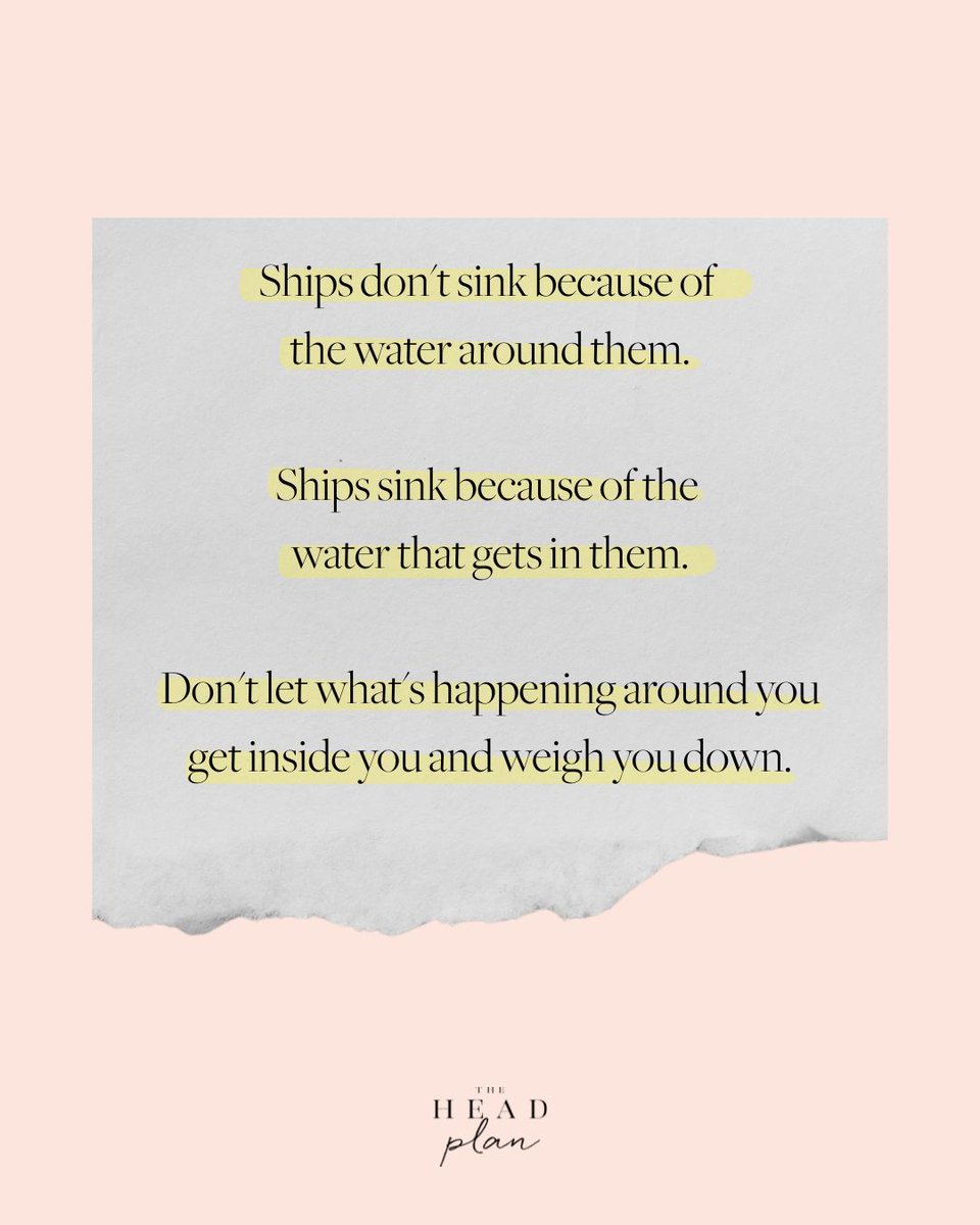 What’s around you doesn’t define you — it’s what you allow in that truly shapes your mindset. Anchor yourself in positivity and resilience.

🌊 Stay buoyant. Stay focused. Stay YOU.

#TheHeadPlan #InnerStrength #SelfGrowth #PositiveThinking #MindsetShift #qotd #quoteoftheday