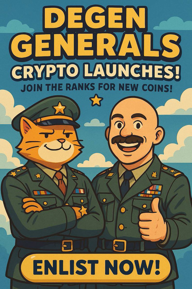 Proton (@proton_as) on Twitter photo The <a href="/DegenGeneralsX/">Solana - Degen Generals</a> Launch is Almost Here!
Degens, get ready! The future of memecoin innovation is dropping soon, and <a href="/DegenGeneralsX/">Solana - Degen Generals</a> is about to shake up the game!
Here’s why you NEED to be part of this:
-Unique Value: Insane staking rewards, Community driven governance, The <a href="/DegenGeneralsX/">Solana - Degen Generals</a> Launch is Almost Here!
Degens, get ready! The future of memecoin innovation is dropping soon, and <a href="/DegenGeneralsX/">Solana - Degen Generals</a> is about to shake up the game!
Here’s why you NEED to be part of this:
-Unique Value: Insane staking rewards, Community driven governance,