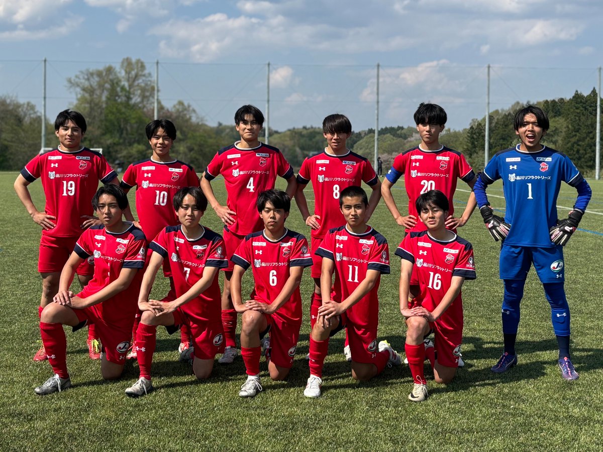 IwakiFcOfficial's tweet photo. 《U-18》
高円宮杯JFA U-18サッカーリーグ2025福島 F2 第4節

いわきFC 1-0 相馬高校

#iwakifc #いわきFC #アカデミー https://t.co/shD85B9Qca