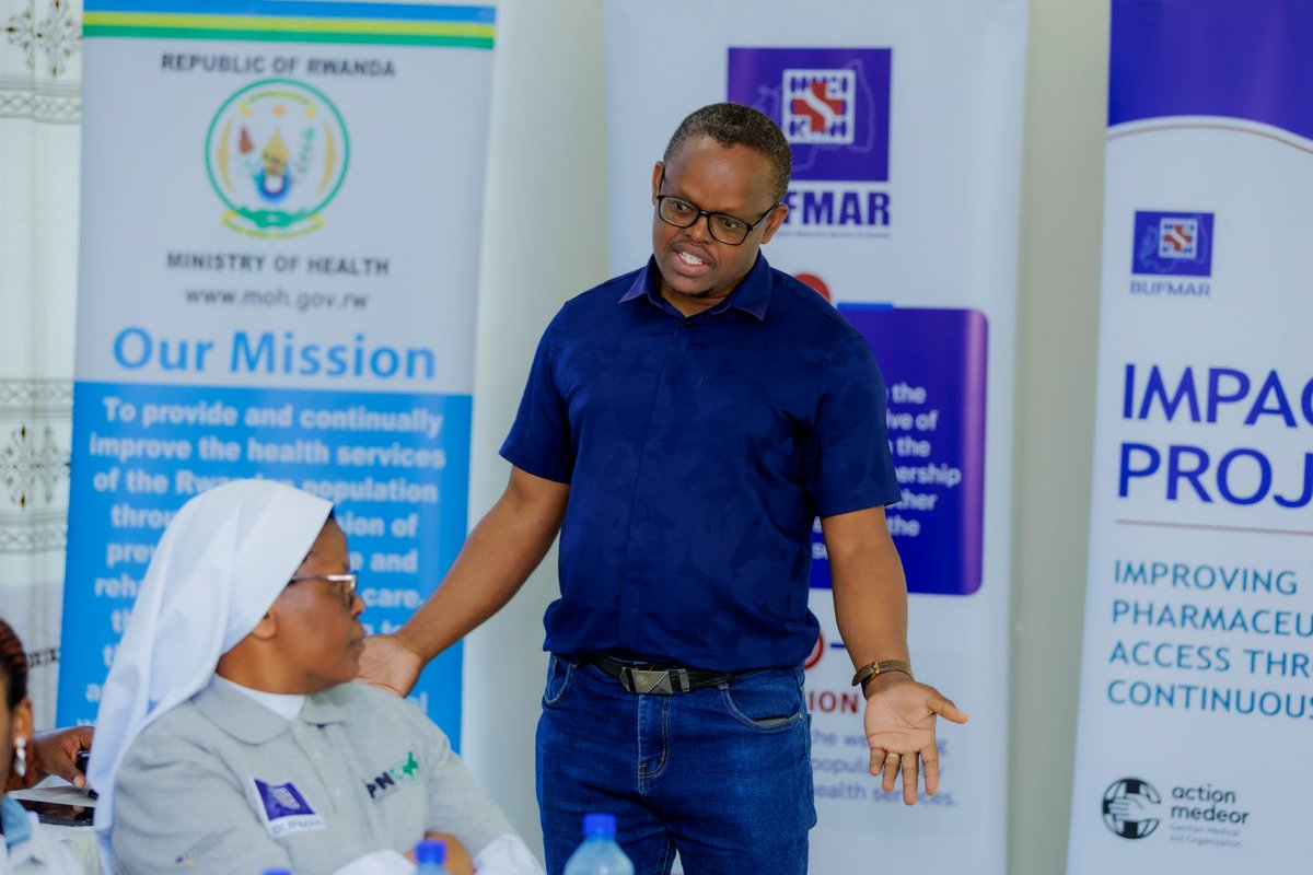 Bufmar_rw's tweet photo. During the training, an important component of the session included reviewing the action plans that had been developed during the first training session with Nurse Store Managers. It an occasion of brainstorming and refinement of strategies. https://t.co/a1THbcETVC