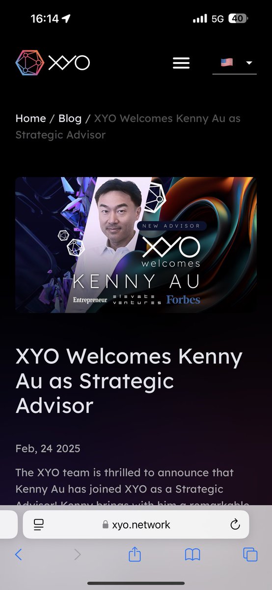 Proud to be part of the journey with <a href="/OfficialXYO/">XYO</a> since 2018. 
Big congrats on the Bithumb Korea listing!
8M+ users and growing — let’s keep building the most powerful DePIN network in the world.