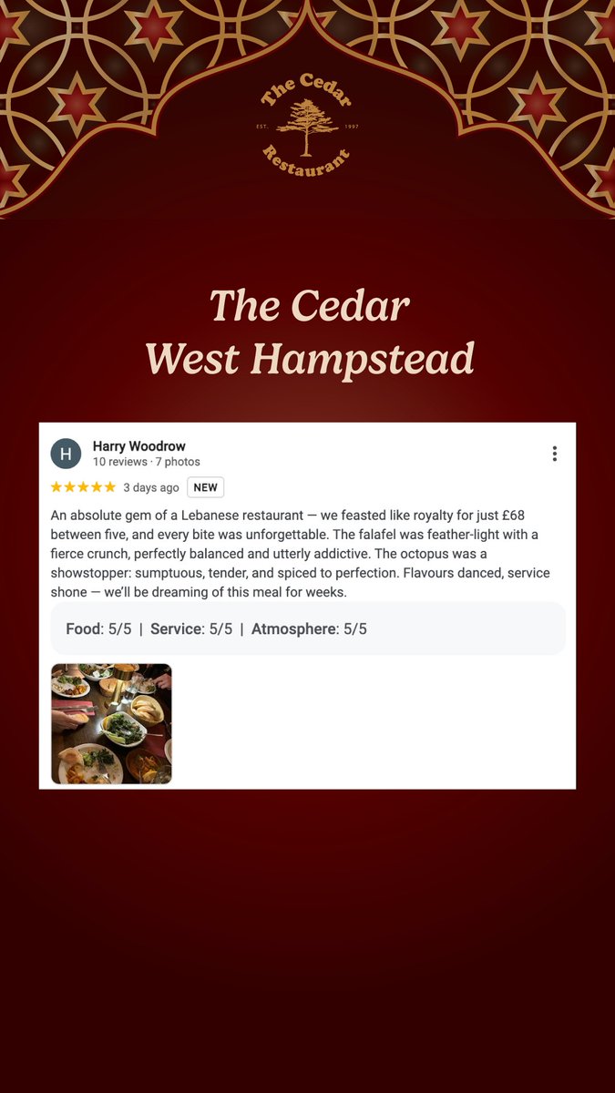 The Cedar Restaurant (@thecedarrest) on Twitter photo 