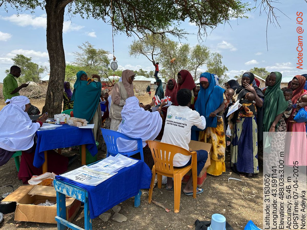 SARD199's tweet image. With support @SHF, @SARD conduct screening children in rural area Baidoa for signs of malnutrition. Those in need receive immediate medical prescriptions and follow-up care.
#SARD
#SHF
#NutritionalSupport
#CommunityCare
#ChildHealth