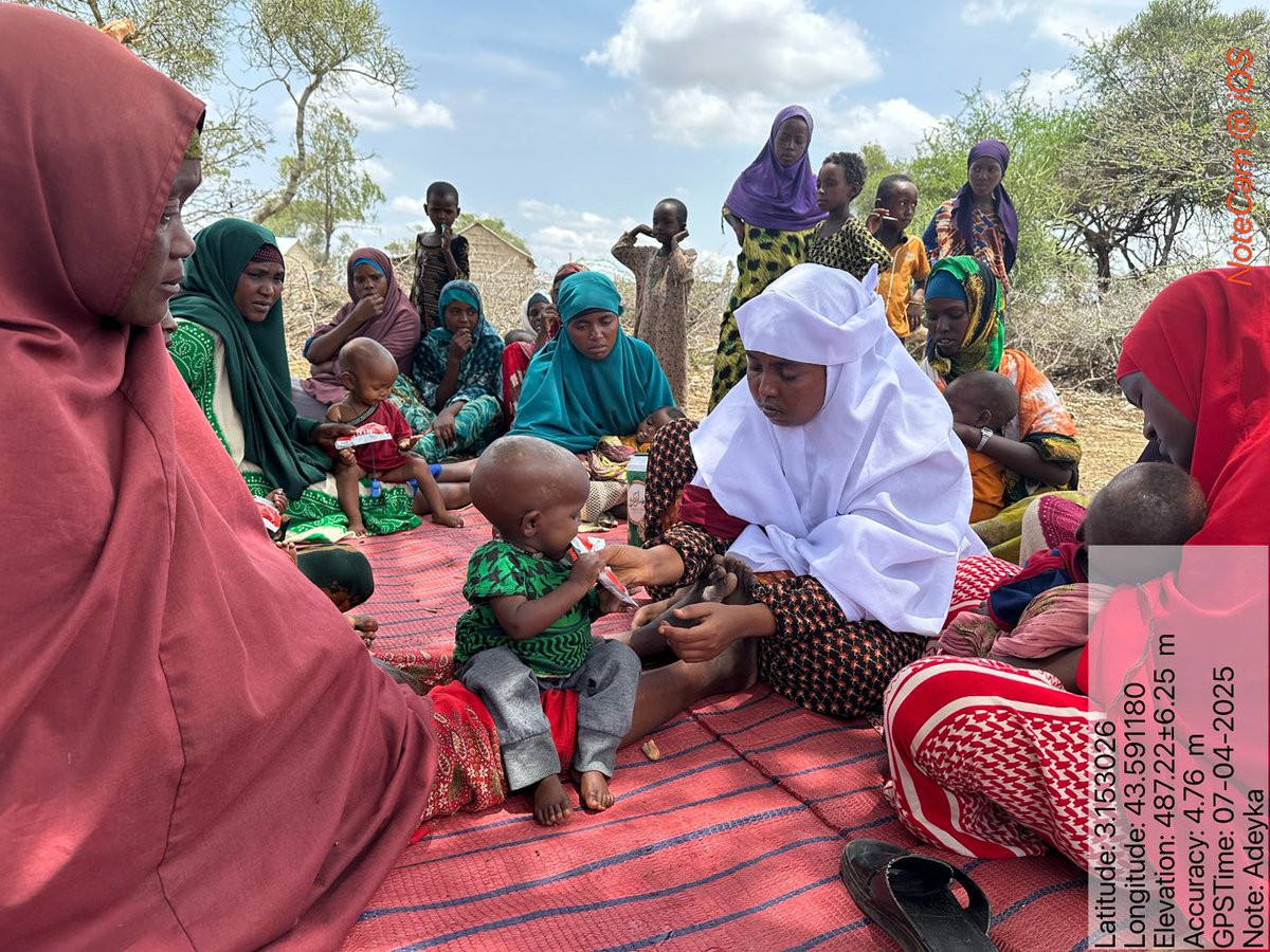 SARD199's tweet image. With support @SHF, @SARD conduct screening children in rural area Baidoa for signs of malnutrition. Those in need receive immediate medical prescriptions and follow-up care.
#SARD
#SHF
#NutritionalSupport
#CommunityCare
#ChildHealth
