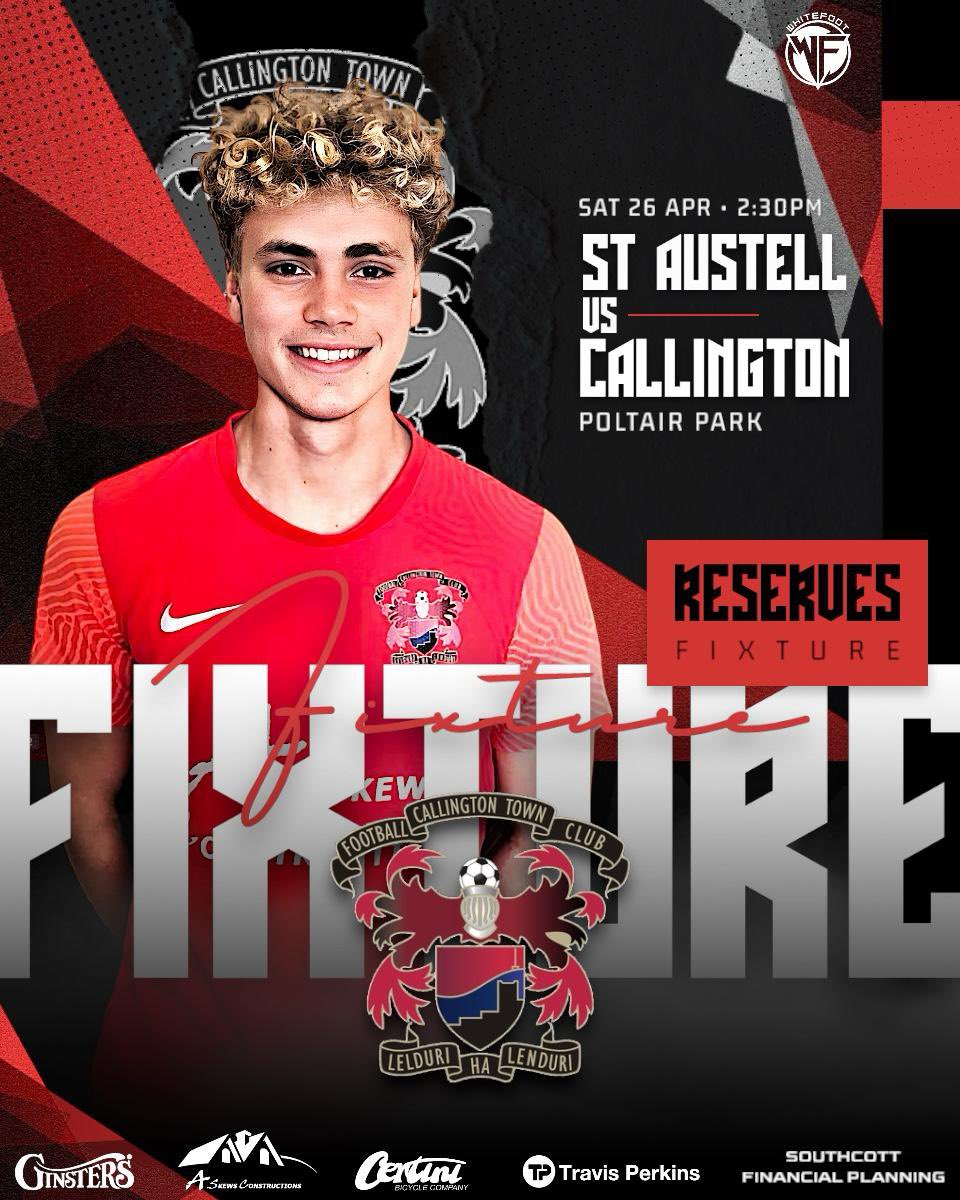 Callington Town FC (@callytownfc) on Twitter photo Away Game Day | ⚽️
Both teams on the road today as the reserves finish their season off with a trip to <a href="/AFCSTAUSTELL/">AFC St Austell</a> Reserves in the <a href="/StPiranLeague/">Kernow Stone St Piran League</a>
The first team aren’t far away with a final away game of the season and a trip to <a href="/StickerAFC/">Sticker AFC</a> in the <a href="/swpleague/">WALTER C. PARSON PENINSULA LEAGUE</a>
#upthecally Away Game Day | ⚽️
Both teams on the road today as the reserves finish their season off with a trip to <a href="/AFCSTAUSTELL/">AFC St Austell</a> Reserves in the <a href="/StPiranLeague/">Kernow Stone St Piran League</a>
The first team aren’t far away with a final away game of the season and a trip to <a href="/StickerAFC/">Sticker AFC</a> in the <a href="/swpleague/">WALTER C. PARSON PENINSULA LEAGUE</a>
#upthecally