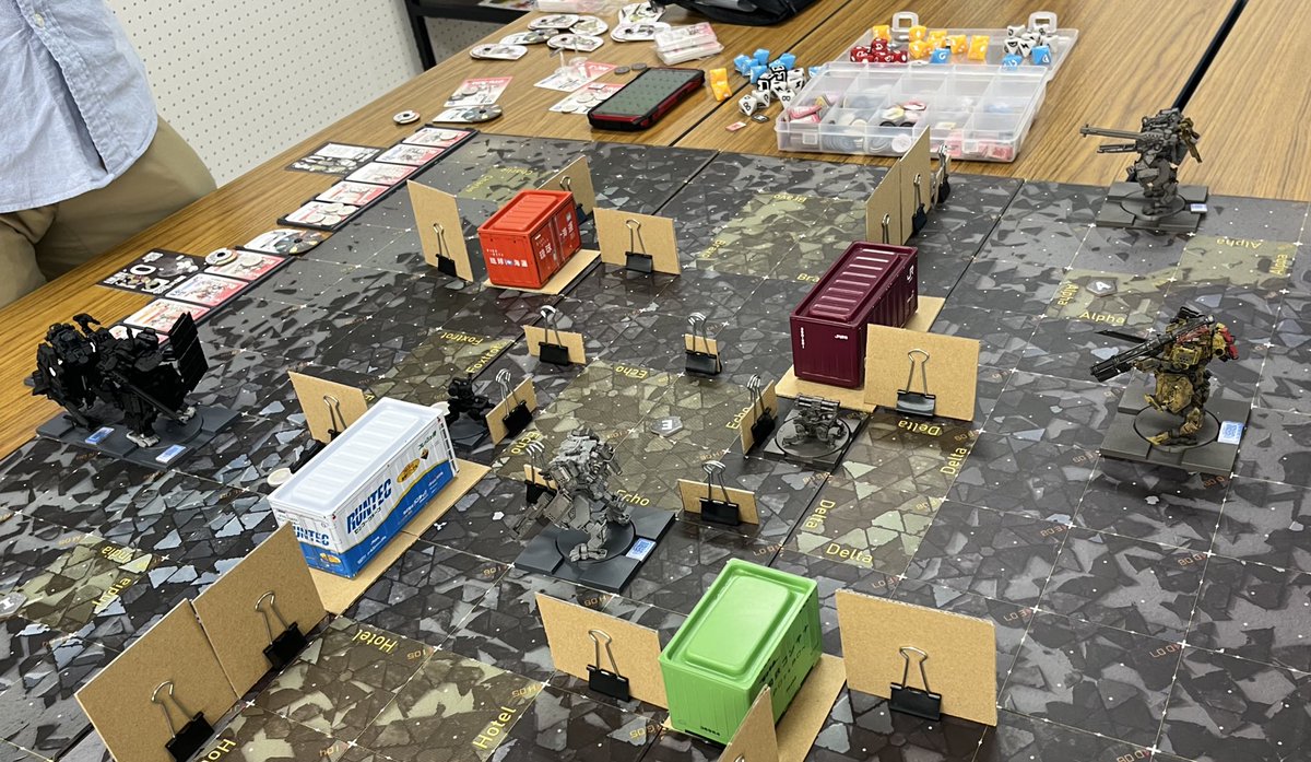 KoboldsNest's tweet image. 本日の松田会は無事閉会になりました。
本日はルールの確認をしつつ、オブシディアンプロトコルの600ptが2戦遊ばれました。