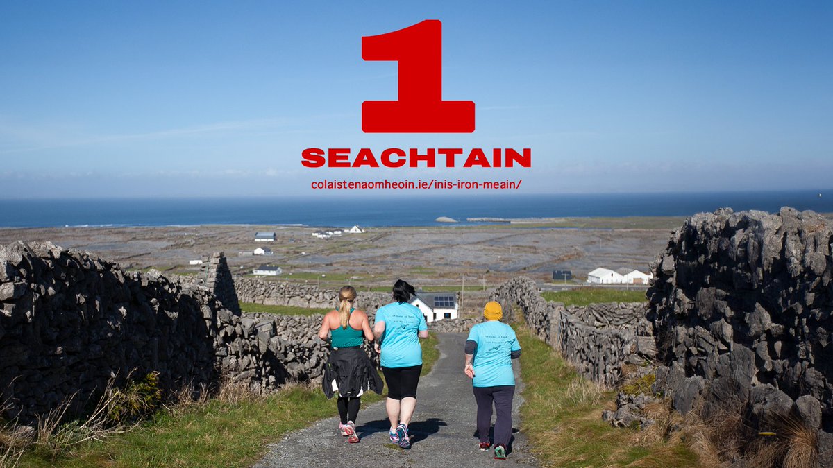 Seachtain amháin le dul chuig #InisIronMeáin2025

An bhfuil tú réidh don lá mór? 🏃‍♂️

Choose from 5K, 10K, and 12K with a free goody bag and access to our famous BBQ included.

Cláraigh anois! Sign up now at colaistenaomheoin.ie/en/inis-iron-m…
