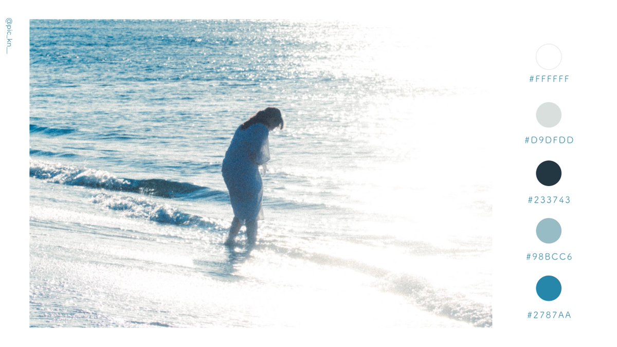 pic_kn__'s tweet image. 色を落とすように、青に溺れた。