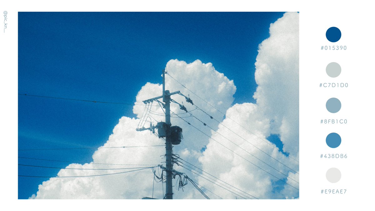 pic_kn__'s tweet image. 色を落とすように、青に溺れた。