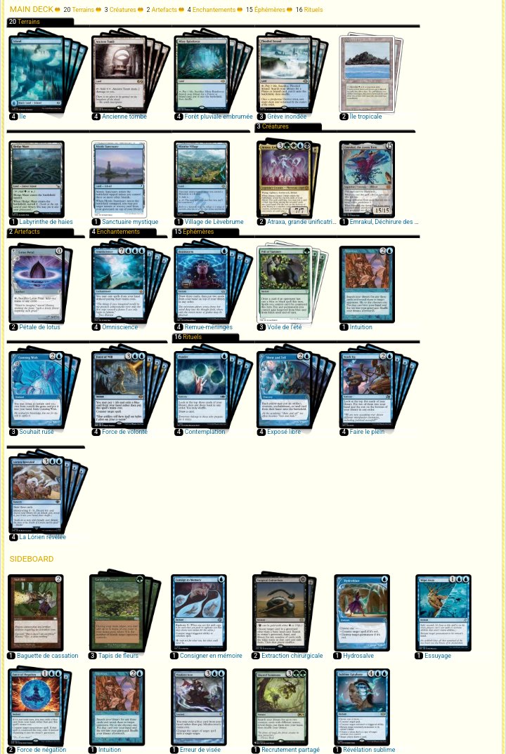 MtgOnes's tweet photo. Gones League Day 17 Open CDF Legacy 🤼♂️
22 players 👌Top4 list ⬇️
➡️ Dresch win with Eldrazi 🐙🥇
➡️ Boris got the qualification with 8 keys 🔑🏆
Mtgtop8 🔗
https://t.co/gVhECy09Ye
#legacy #CDF #MagicTheGathering #Lyon #Trollune https://t.co/FPAwtBEayC