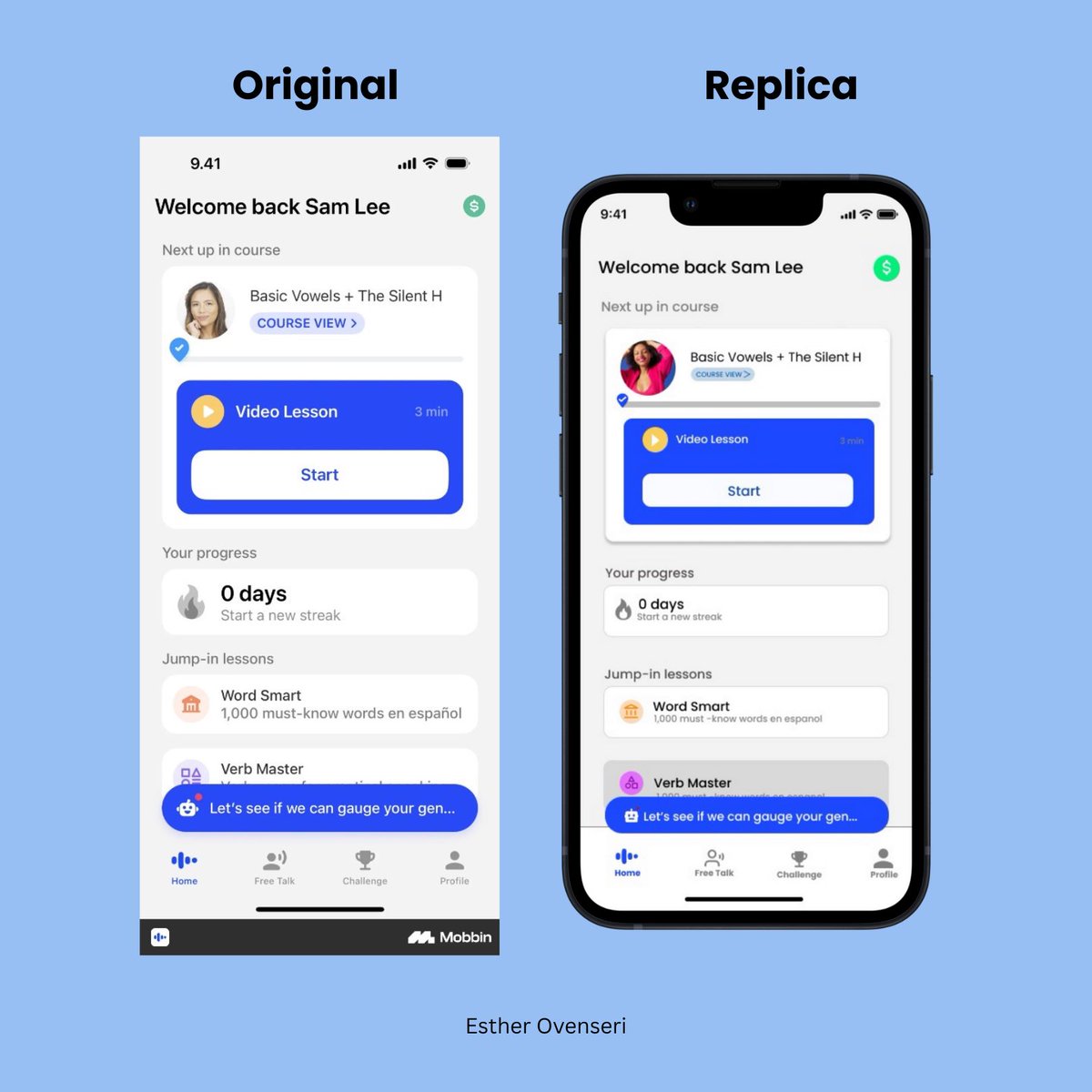 itohan_ovens's tweet image. Back after a brief transmission break, I joined the #30DayMobbindesignChallenge on Oct last year, but life got in the way and I stopped at Day 4. Today, I'm restarting with Day 5, Let's get back on track and crush this challenge
Design inspired by Speak app