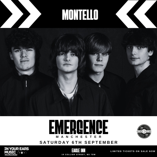 InYourEarsMusic's tweet image. Emergence Headline!

We are thrilled to announce that @Montello_Band are the headliners of the first Emergence Festival at @EagleInnSalford. 

Tickets On Sale Now. 
fatso.ma/1yKF

@RecordCitizens 
🖼️@TomOxleyPhoto
