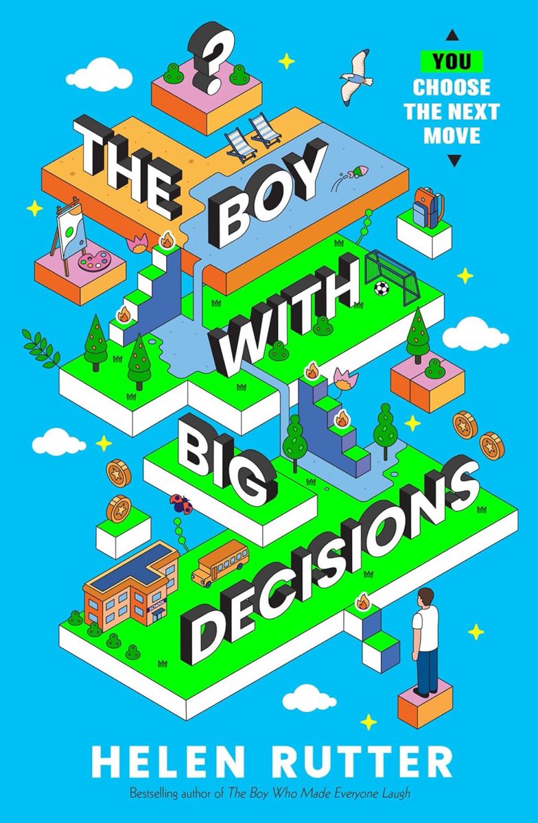 Scholastic UK (@scholasticuk) on Twitter photo Thrilled to see <a href="/HelenRutterUK/">Helen Rutter</a>’s brilliant and innovative new children’s fiction The Boy With Big Decisions chosen as a <a href="/guardian/">The Guardian</a> book of the month 🎉 YOU the reader decide which path Fred should take! With 8 possible endings - what will you choose? Thrilled to see <a href="/HelenRutterUK/">Helen Rutter</a>’s brilliant and innovative new children’s fiction The Boy With Big Decisions chosen as a <a href="/guardian/">The Guardian</a> book of the month 🎉 YOU the reader decide which path Fred should take! With 8 possible endings - what will you choose?