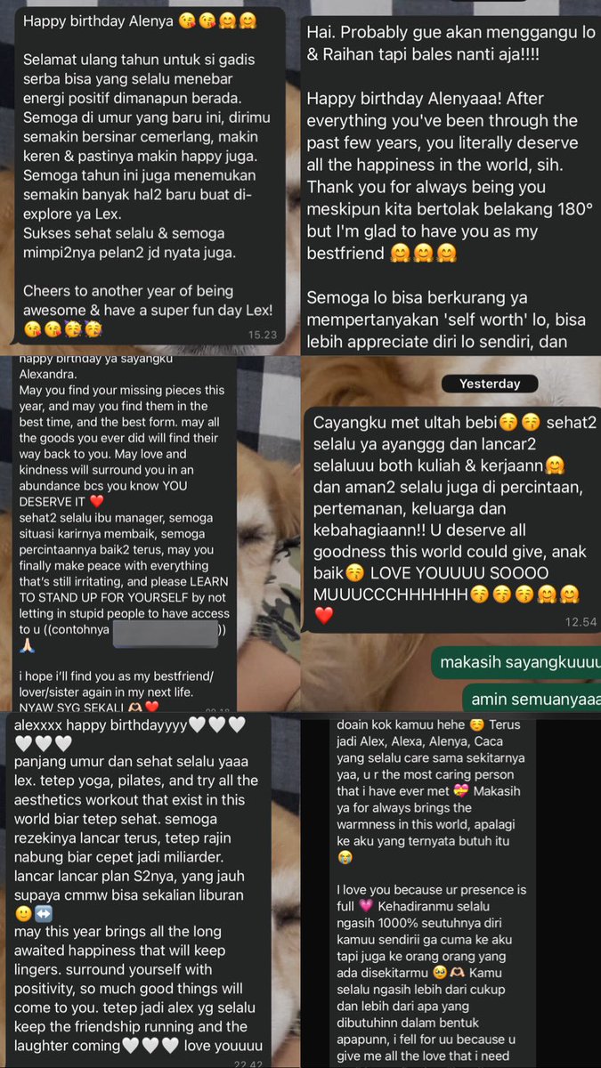 malinqundank's tweet photo. Received so much loves from the people i love dearly. They say i deserve all the happiness in this world, but my world revolves around them, my guiding light, my very source of joy. The greatest gift of all is having these people in my life, now &amp; forever, into another lifetime. https://t.co/tLIfvP5CAM