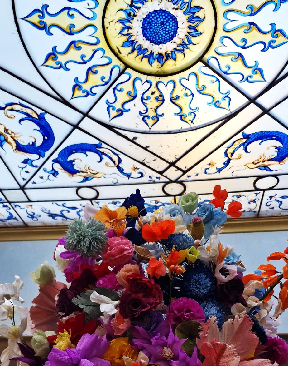 Seen Karen Hsu's stunning paper flowers at the Royal Pavilion for the COLOUR Exhibition?Now it’s YOUR turn! Join her  on 24 May for a hands-on paper peony workshop. Limited spots so book now bit.ly/3Er3qJz