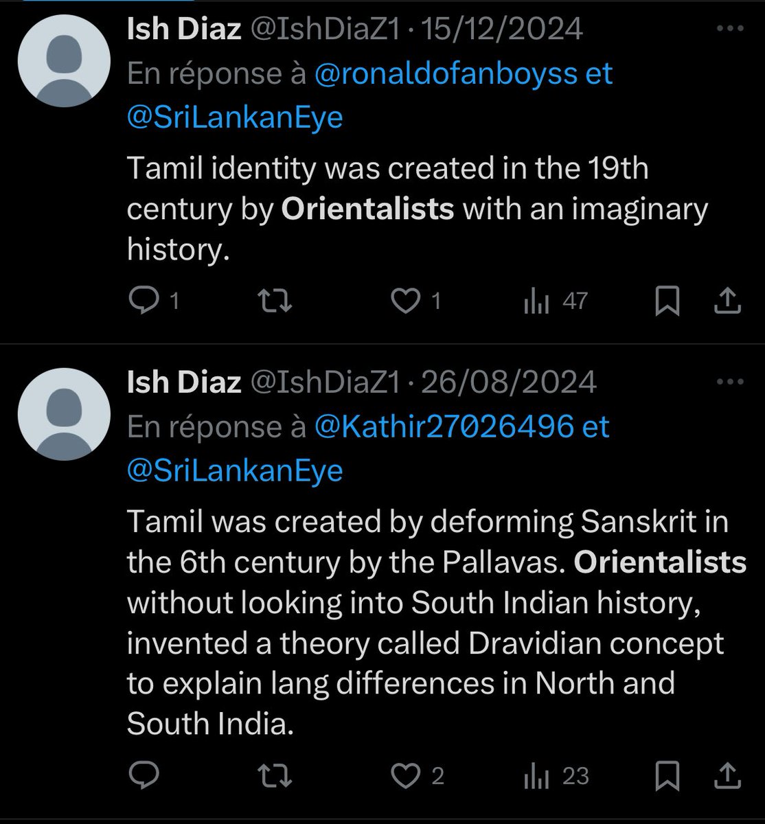 EelamWorldNews's tweet photo. It’s hilarious how some Sinhalese folks can’t handle the truth about Tamil’s ancient history and language. They’re always sobbing about it, trying to rewrite history to feel superior. Just accept the fact that Tamil has been around long before many others. #InsecurityExposed https://t.co/JzmGx6Vnap