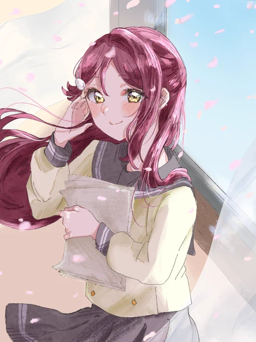 練習②桜内梨子"桜舞う教室で" 