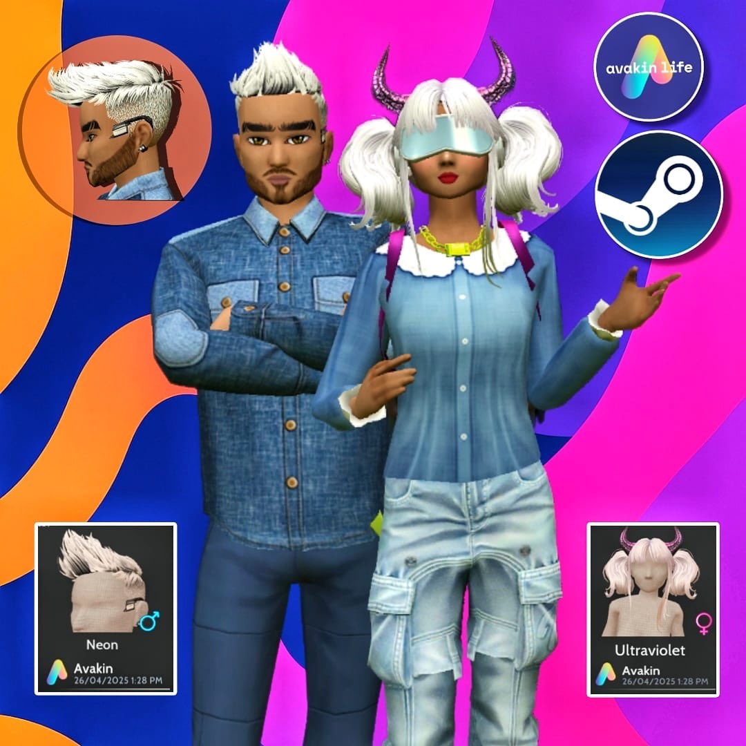 avakininfo_'s tweet photo. Wuhuu.. wishlist Steam Avakin tembus 10K!
Avakin Life udah tembus 10.000 wishlist di Steam, kaka!
Sebagai hadiah dari planet Avakin, ada 2 rambut GRATIS buat kaka semua:

👾 Neon Hairstyle (cowok)
👾 Ultraviolet Hairstyle (cewek) https://t.co/TAPLDUXALz
