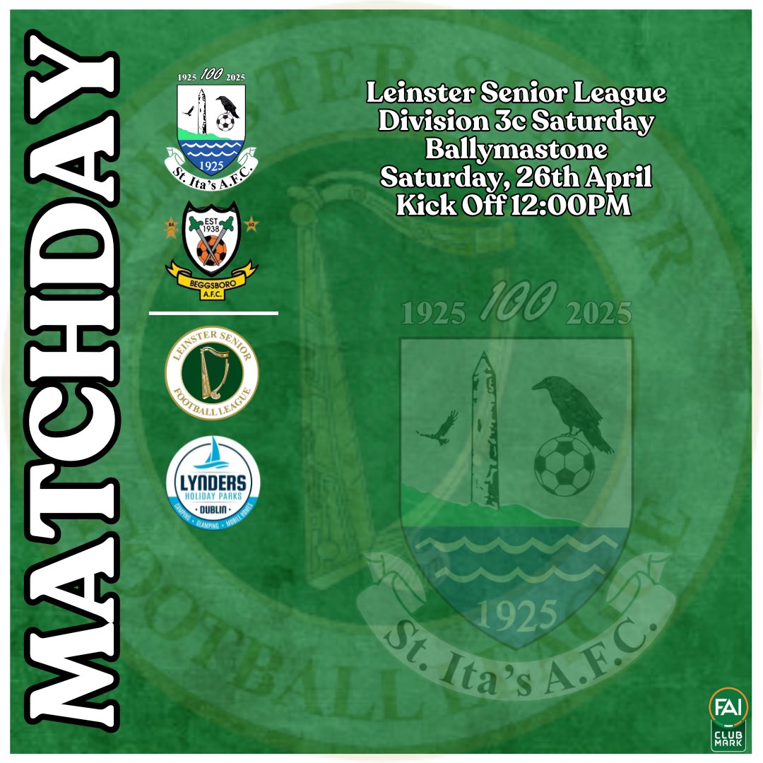St Ita's AFC (@stitasafc) on Twitter photo 🟢⚪️ 𝗠𝗔𝗧𝗖𝗛𝘿𝘼𝙔 🟢⚪️
🆚 Beggsboro AFC
🕗 12:00pm
🏆Division 3C Saturday
🏟️ Ballymastone
#stitasafc
#weareitas
<a href="/LSLLeague/">Leinster Senior League</a> <a href="/AlQuinn2015/">LSL Live Update’s</a> 🟢⚪️ 𝗠𝗔𝗧𝗖𝗛𝘿𝘼𝙔 🟢⚪️
🆚 Beggsboro AFC
🕗 12:00pm
🏆Division 3C Saturday
🏟️ Ballymastone
#stitasafc
#weareitas
<a href="/LSLLeague/">Leinster Senior League</a> <a href="/AlQuinn2015/">LSL Live Update’s</a>
