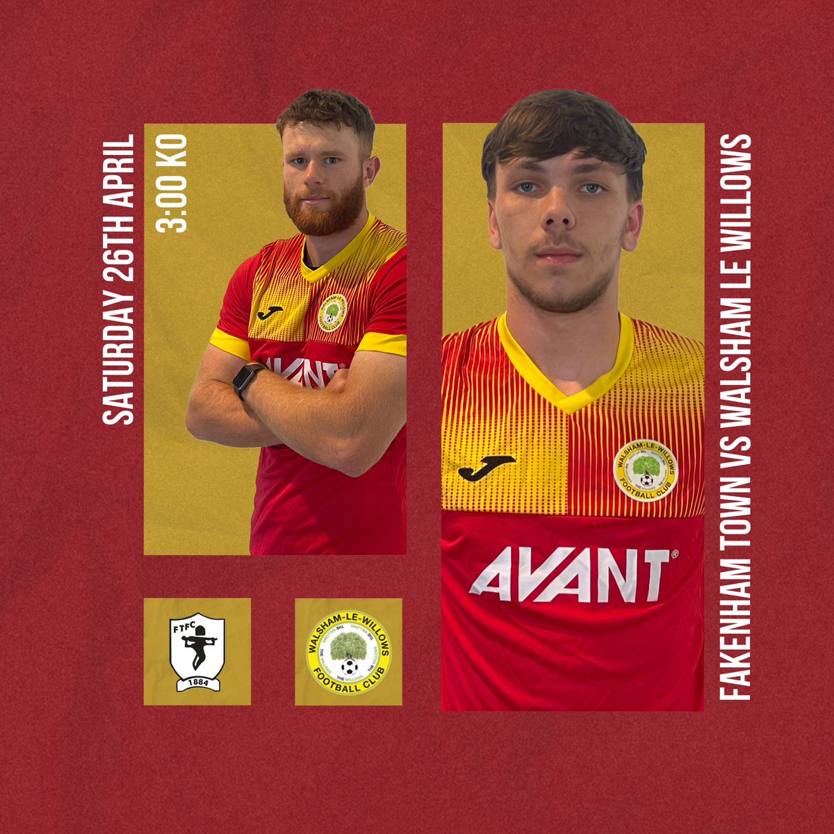 𝓜𝓪𝓽𝓬𝓱𝓭𝓪𝔂…

Fakenham Town away, play off semi final.

📍 Clipbush Lane, Fakenham, Norfolk, NR21 8SW