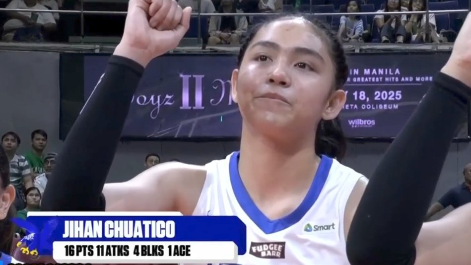 kennymorado's tweet photo. FUTURE QUEEN EAGLE 💙🦅

Jihan Chuatico!!! ⚡

#UAAPVolleyball 
#UAAPSeason87 https://t.co/qxapMKyvar