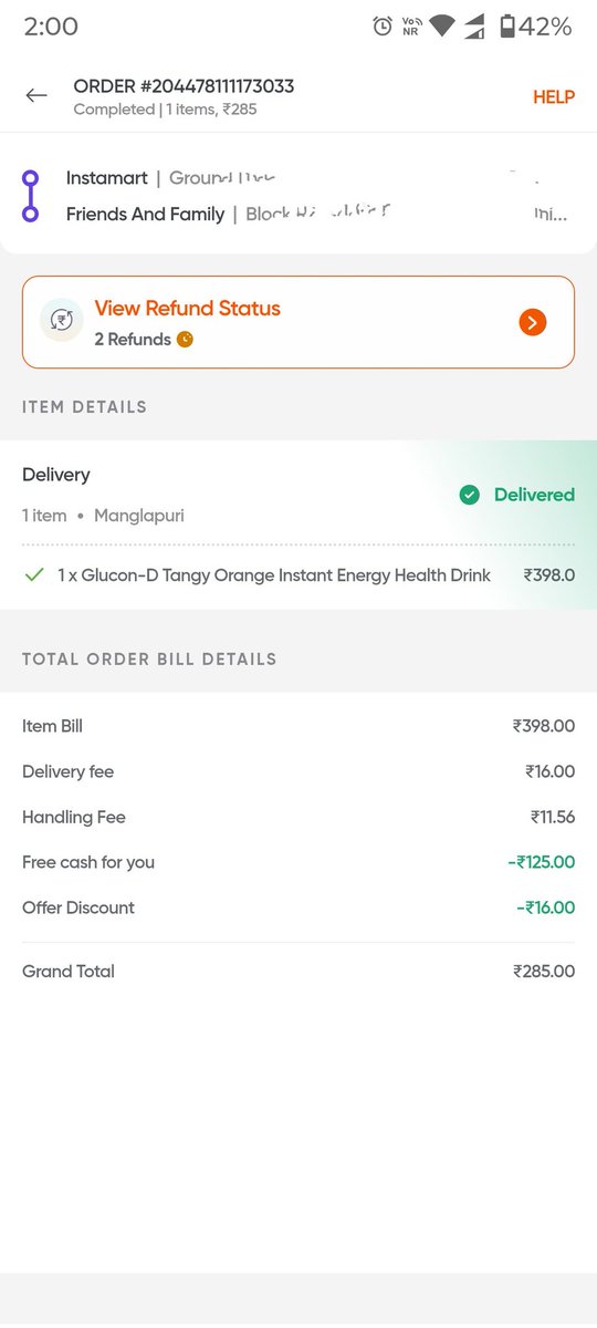 jindalnaveen9's tweet image. Never order from Swiggy dead ant inside the Glucon-D I am attaching the screenshot #swiggyinstamart #swigg #glucose #zyduswellnessproducts
#GluconD