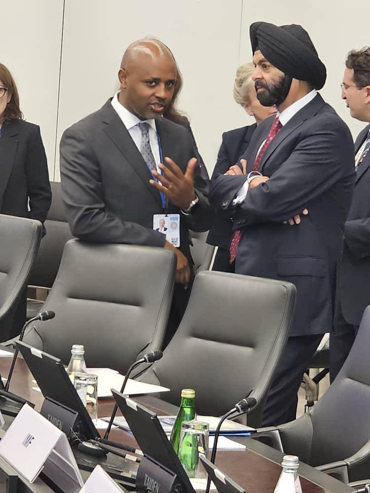 fanatelevision's tweet image. #Ethiopia champions reforms for faster and fairer debt deals at global roundtable 
#IMFMeetings 
fanamc.com/english/ethiop…